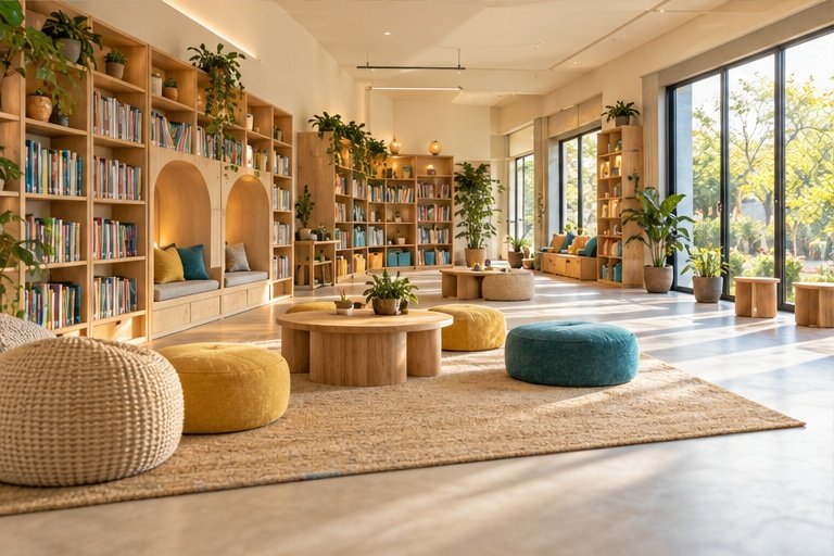 Proposed reading & library zone
